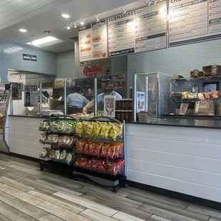 Inside of store