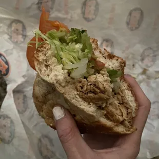 Chicken sandwich! It was so good!