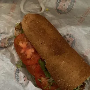 Plain chicken sandwich