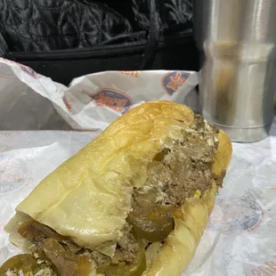 The Big Kahuna. She got squashed in my bag and ain&apos;t pretty, but she&apos;s delicious.