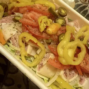 #8 Club Sub in a bowl (missing bacon)