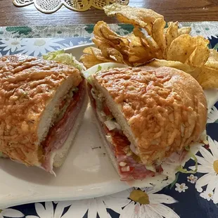 ##13 The Original Italian Mini with Jalapeño chips.