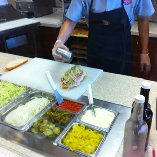 Putting finishing touches for my Classic Italian