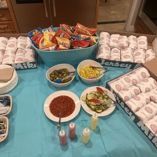 Amazing catering spread!