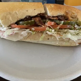 Regular size Club sub with added pickles!