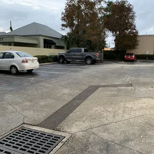 Private parking behind Jersey Mike's