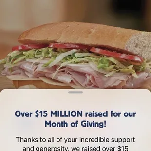 Every year they donate and raise this much