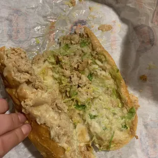 Supposed &quot;chicken bacon ranch&quot; sandwich