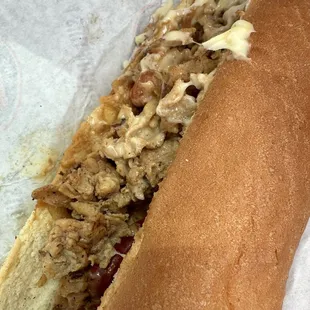Chicken cheese steak