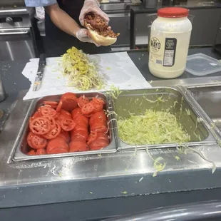 the 1/2 pound of bacon