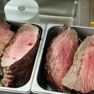 Delicious roast beef, cooked in house every day!