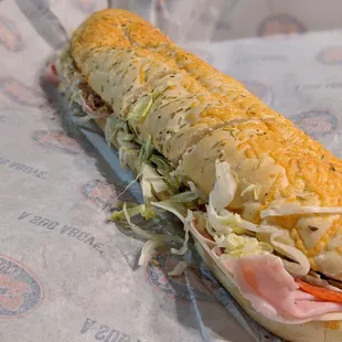 #13 The Original Italian Provolone, ham, prosciuttini, cappacuolo, salami, and pepperoni