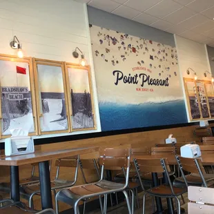 Interior decorated wall