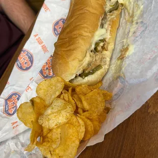 ##55 Big Kahuna Chicken Cheese Steak