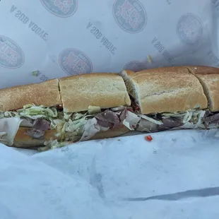 Club Supreme with added banana peppers, jalapeños, pickles, and pepper relish.