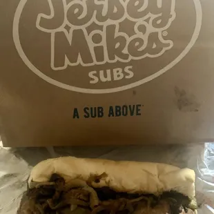 Grilled Portabella Mushroom sub without the swiss.