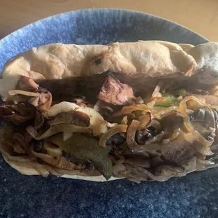 Grilled Portabella Mushroom sub without swiss.