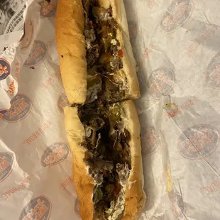 Big Kahuna Cheese Steak sub