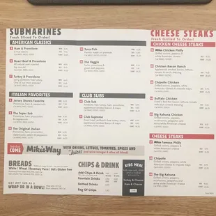 5.21 Menu