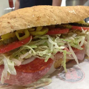 The Original Italian made Mike&apos;s Way with added pickles and banana peppers