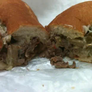 Regular Big Kahuna Cheese Steak ($8)