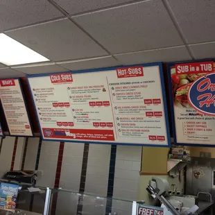 Menu boards