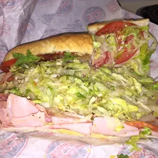 #13 which I believe is an Italian and the sub was prepared Mike's style on regular white bread. So delicious :) yummy!