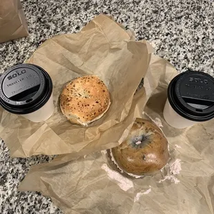 Everything Bagel and Blueberry