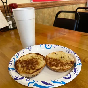 Everything buttered then grilled on the flat top! Perfection!