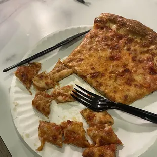 Our sons Cheese pizza-he loved it!