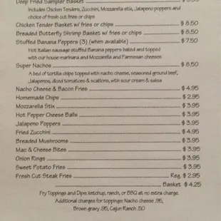 Jerseys Menu!