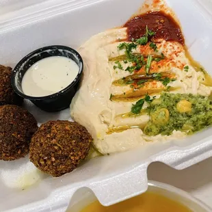Falafel and Hummus Combo