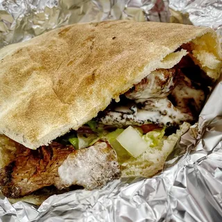 Lamb Kabob Sandwich