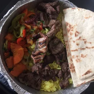 Lamb Kabob Entree