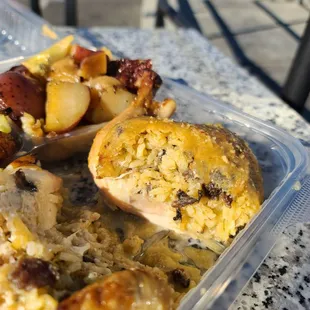 siti's stuffed chicken, get it! it's delicious