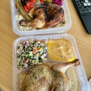 1. Siti's Original J-Chicken Plate 3. Lemon and Garlic J-Chicken Plate