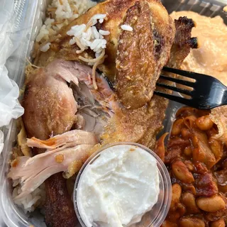 Lemon and Garlic Chicken Plate