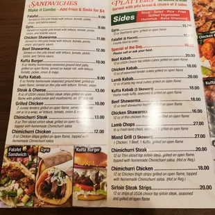 Sandwiches, Sides, &amp; Platters