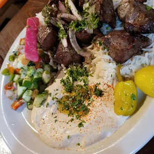 Lamb Kebab Plate