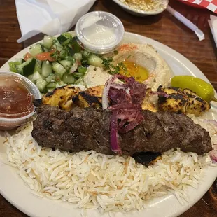 Chicken Kabob Plate