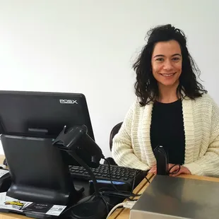 Samar, the energetic woman behind the counter, always smiling.