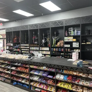 the food section of the store