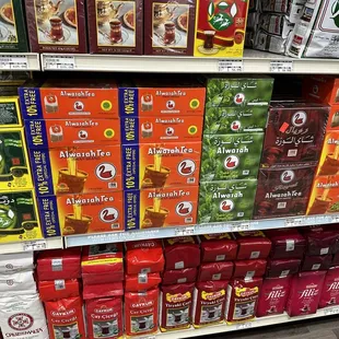 a variety of teas