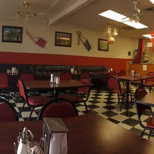 Nice and clean dining area
