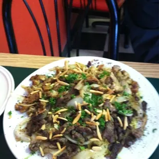 Chicken and beef Schwarma--yummy!!!