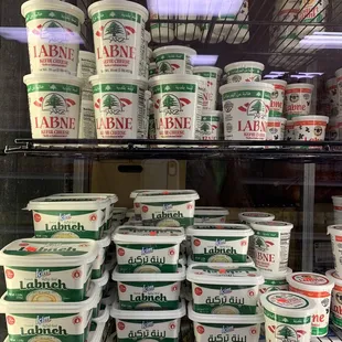 Labne and other great selections in their fridge area