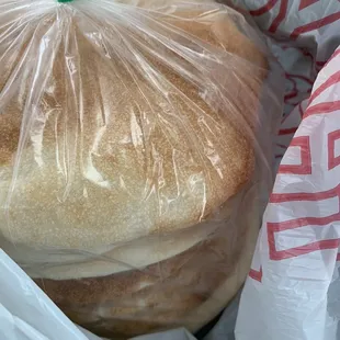Famous fresh pita, $3.50 for 10