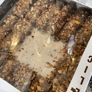 a box of granola bars
