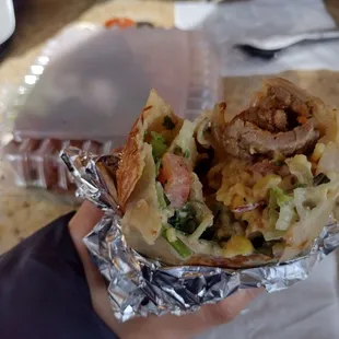 Lamb wrap.  My new favorite!