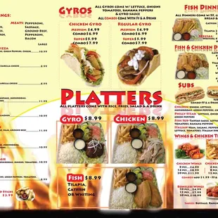 the menu